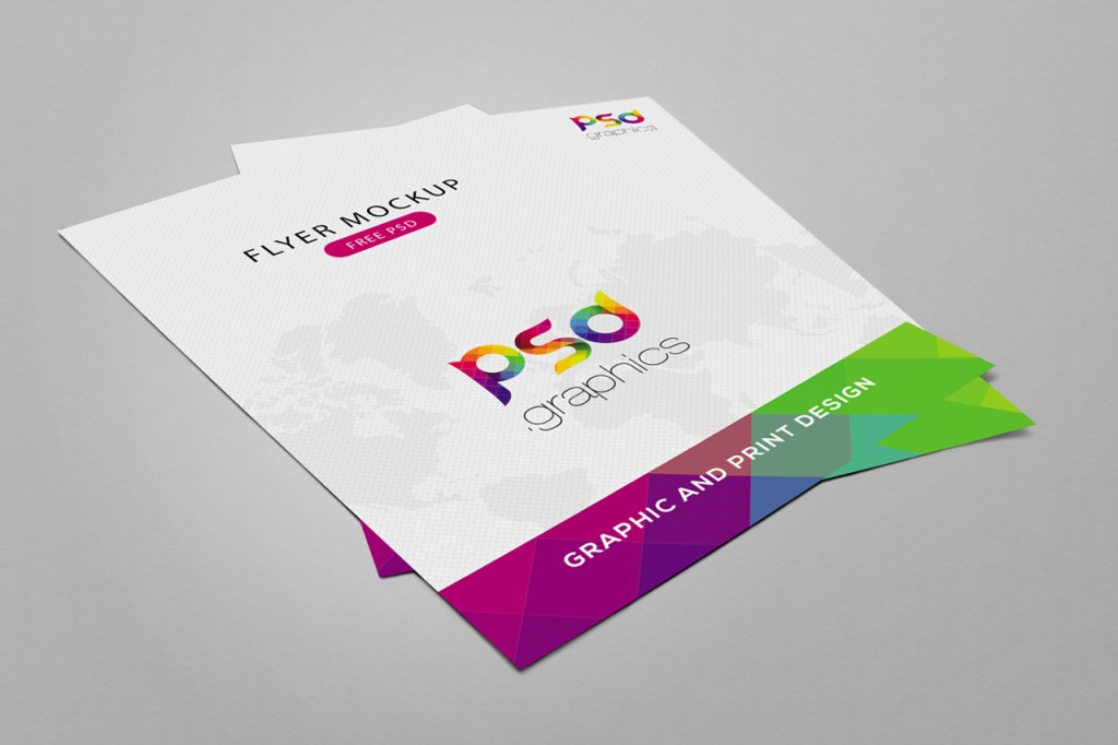 Download Flyer Mockup Free PSD Graphics | PSD Graphics