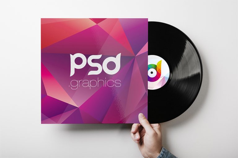 Download Vinyl Record Cover Mockup PSD Template | PSD Graphics