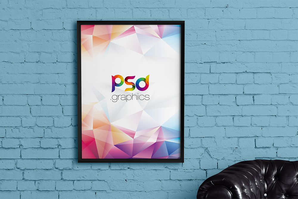 Download Wall Poster Frame Mockup Free PSD | PSD Graphics