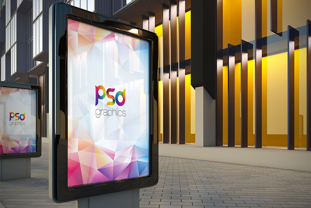 Outdoor Billboard Advertising Mockup Free PSD | PSD Graphics