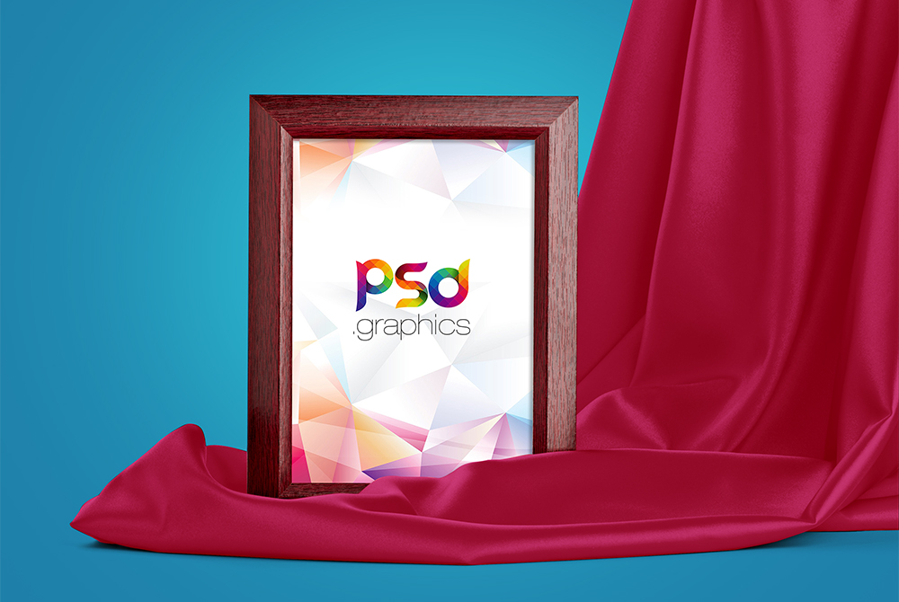 Wooden Photo Frame Mockup Free PSD | PSD Graphics