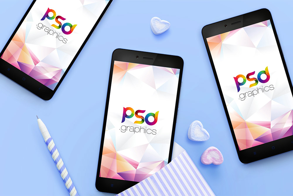 Download Mobile App Screens Mockup Free PSD | PSD Graphics PSD Mockup Templates