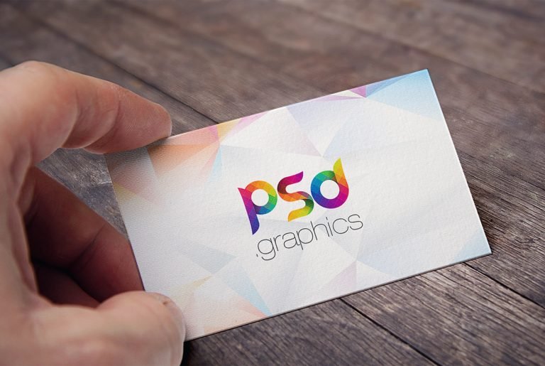 Free Business Card Mockup Template PSD PSD Graphics