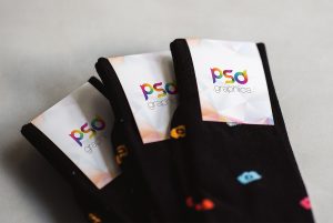 Sock Label Mockup Free PSD   