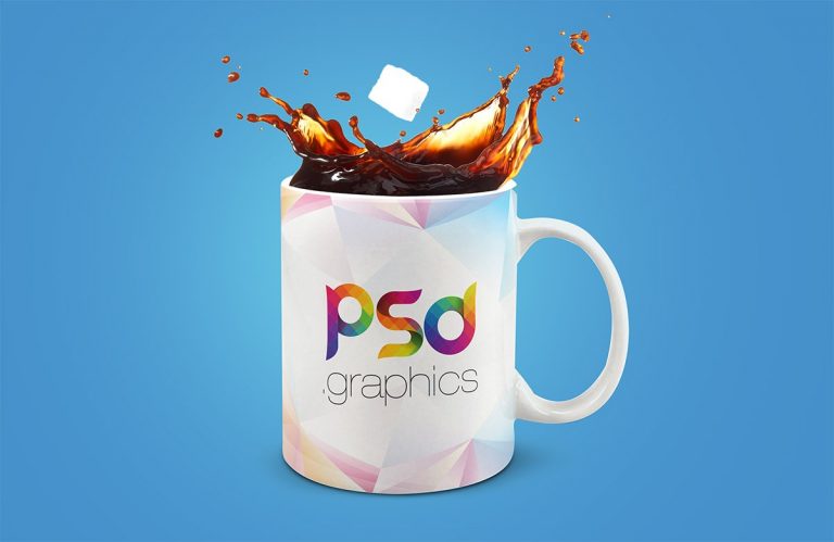 Download Mug Splash Mockup PSD | PSD Graphics