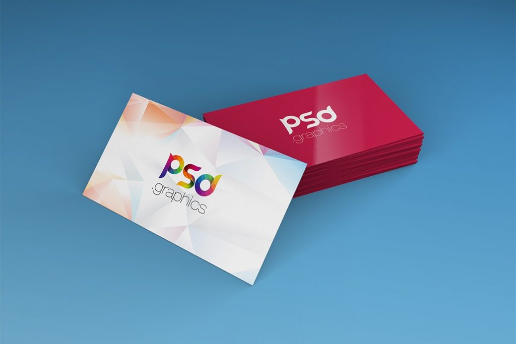 8009+ Business Card Stack Mockup Psd