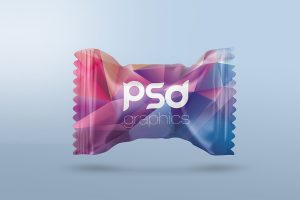 Candy Packaging Mockup PSD   