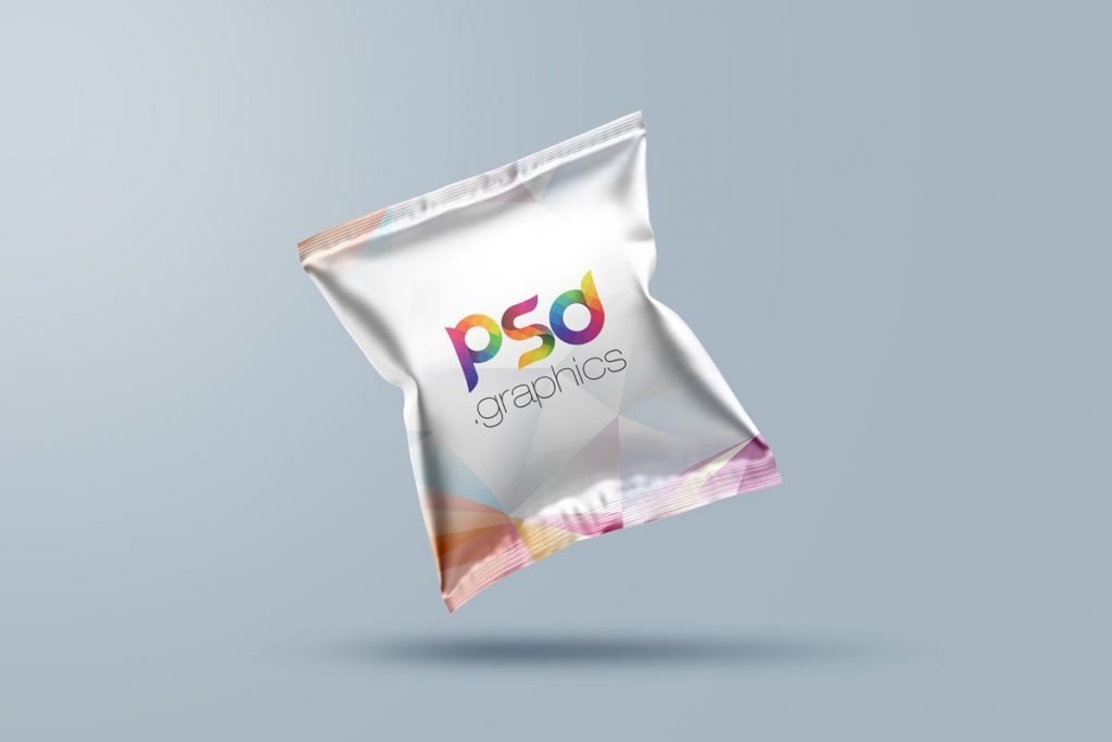 Download Free Snack Bag Packaging Mockup | PSD Graphics