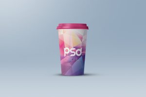 Large Paper Cup Mockup PSD   