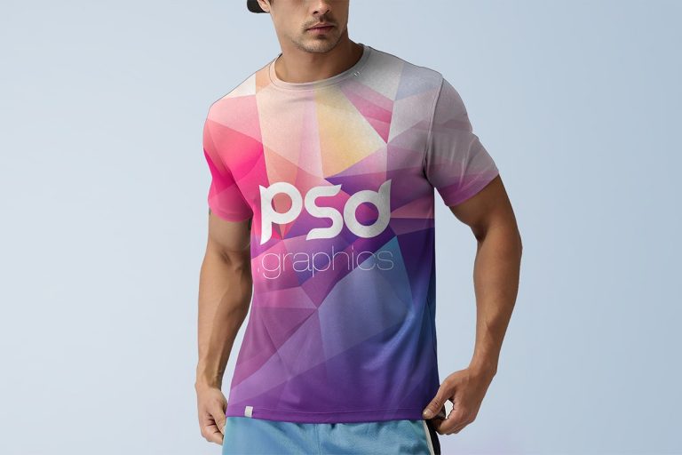 Download Men T-Shirt Mockup Template PSD | PSD Graphics