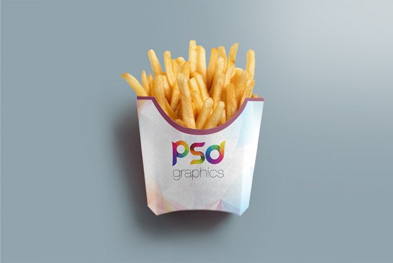 French Fries Packaging Mockup | PSD Graphics