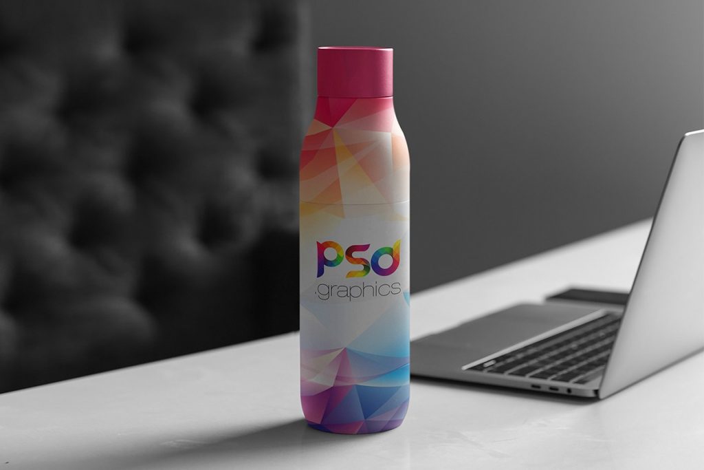 Download Water Bottle Branding Mockup | PSD Graphics