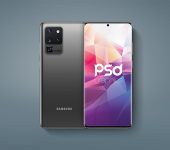 Galaxy S20 Ultra Mockup PSD