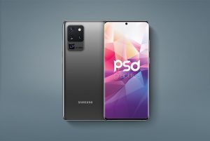 Galaxy S20 Ultra Mockup PSD   