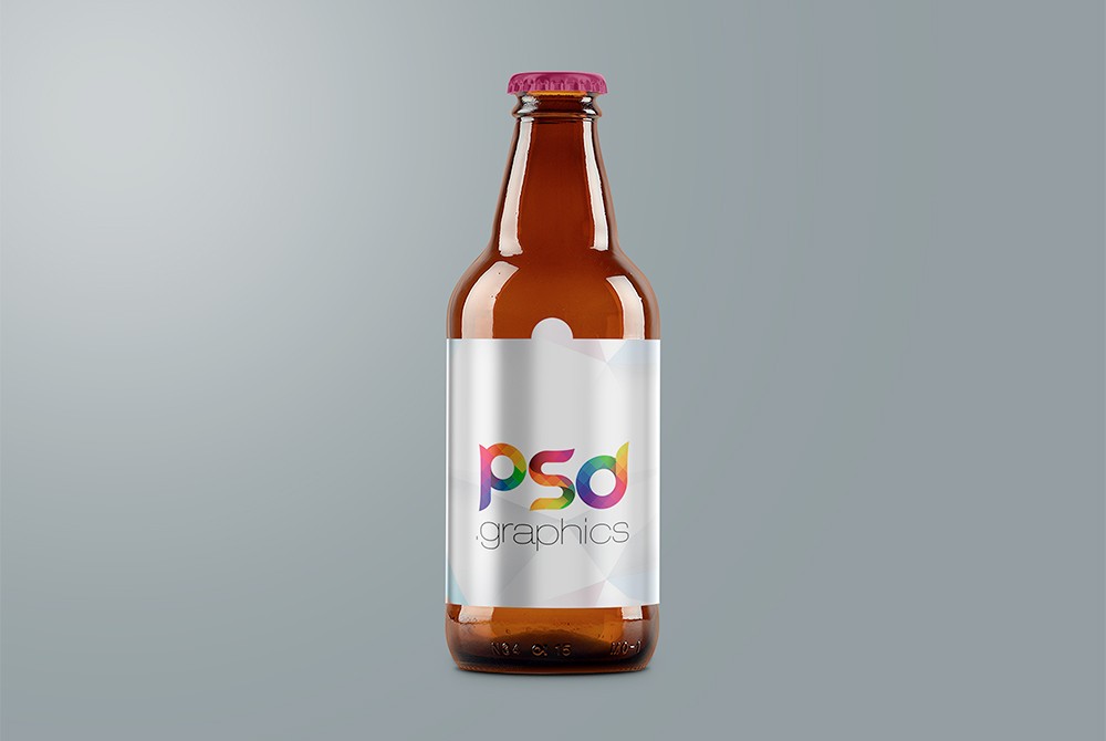 Download Beer Bottle Label Branding Mockup | PSD GraphicsPSD ... Free Mockups